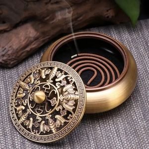 Antique Copper Style Incense and Aromatherapy Burner For Home Use, Bedroom Decor